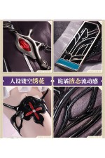 1/3 Delusion Honkai Star Rail Evernight March 7th Black Cosplay Costume